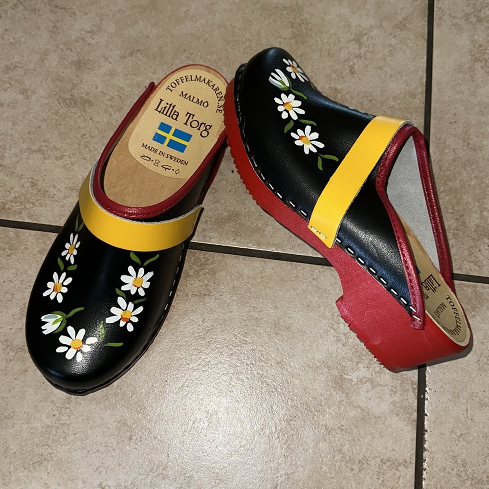 Women’s Lilla Torg toffelmakaren hand made clogs #37